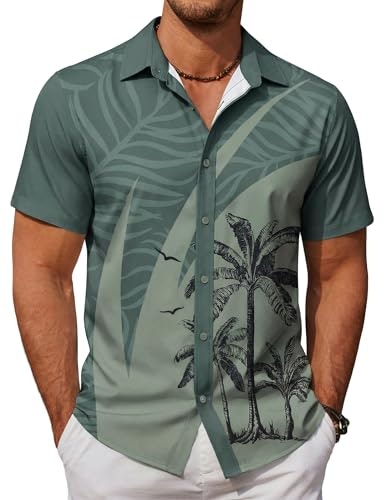 Coofandy Men's Short Sleeve Tropical Hawaiian Shirt: $16.14 Coofandy Men's Short Sleeve Tropical Hawaiian Shirt: $16.14