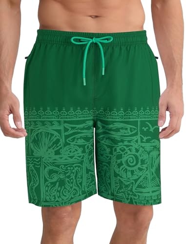 Aptro Men's 9-inch Swim Trunks: $16.99