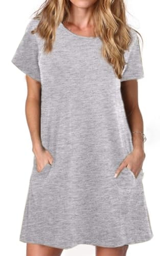 Alaster Women's Casual Beach Tunic T-Shirt Dress: $16.99 Alaster Women's Casual Beach Tunic T-Shirt Dress: $16.99