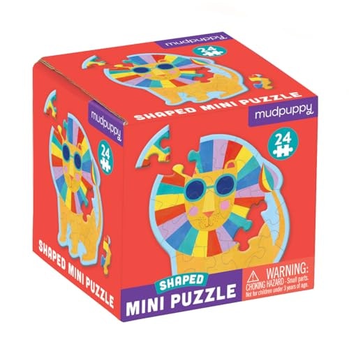 Mudpuppy Rainbow Lion 24-Piece Shaped Mini Puzzle: $5.05 Mudpuppy Rainbow Lion 24-Piece Shaped Mini Puzzle: $5.05