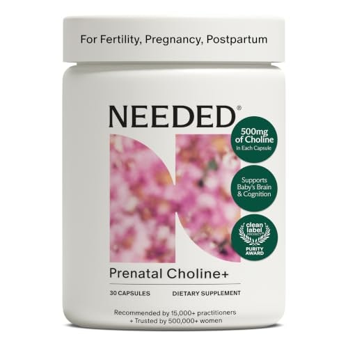 Needed Prenatal Choline+ 30-Count Liquid Capsules: $22.09 Needed Prenatal Choline+ 30-Count Liquid Capsules: $22.09