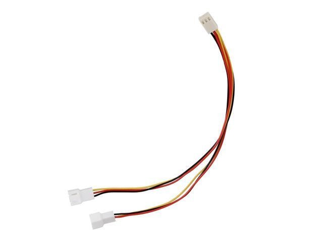 3-Pin Female to 2 x 3-Pin Male Computer Case Fan Power Splitter Cable: $7.99 3-Pin Female to 2 x 3-Pin Male Computer Case Fan Power Splitter Cable: $7.99