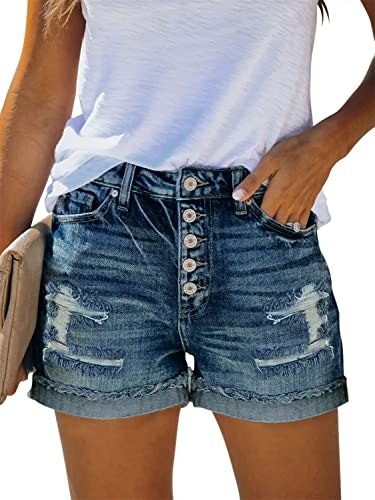 Angerella Women's Mid Rise Denim Shorts: $25.59 Angerella Women's Mid Rise Denim Shorts: $25.59