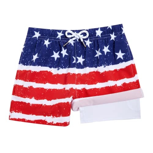 Brisira Boys Swim Trunks with Compression Liner: $19.98 Brisira Boys Swim Trunks with Compression Liner: $19.98