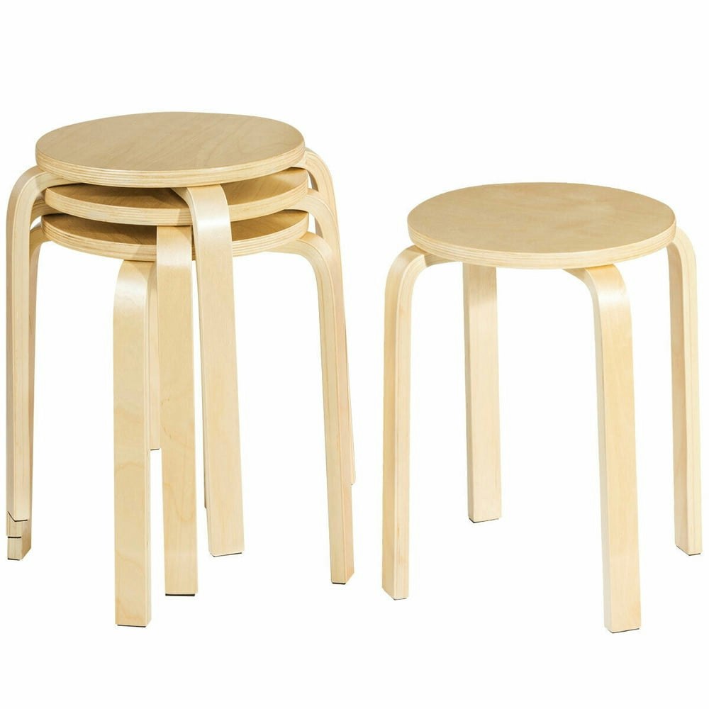Costway 18-Inch Backless Stacking Stool 4-Pack: $58.42 Costway 18-Inch Backless Stacking Stool 4-Pack: $58.42