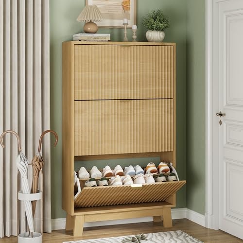 Xixini 54-inch Tall 3-Drawer Shoe Cabinet: $127.49 Xixini 54-inch Tall 3-Drawer Shoe Cabinet: $127.49