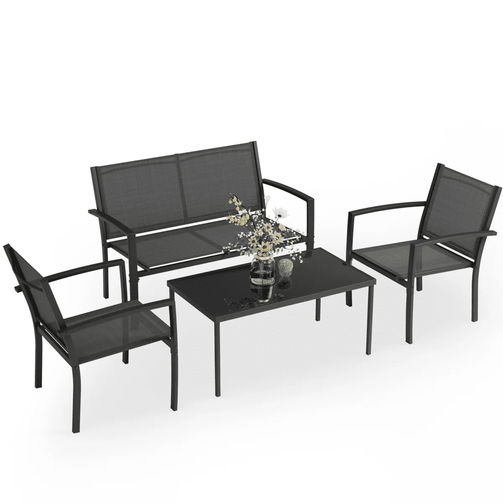 Lacoo 4-Piece Outdoor Patio Furniture Set: $154.19