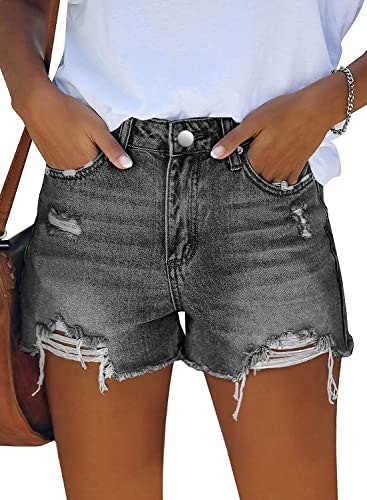 Women's Mid Rise Distressed Denim Shorts: $25.58 Women's Mid Rise Distressed Denim Shorts: $25.58