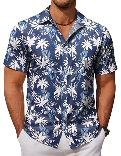 Coofandy Men's Tropical Short Sleeve Button-Up Shirt: $16.99 Coofandy Men's Tropical Short Sleeve Button-Up Shirt: $16.99