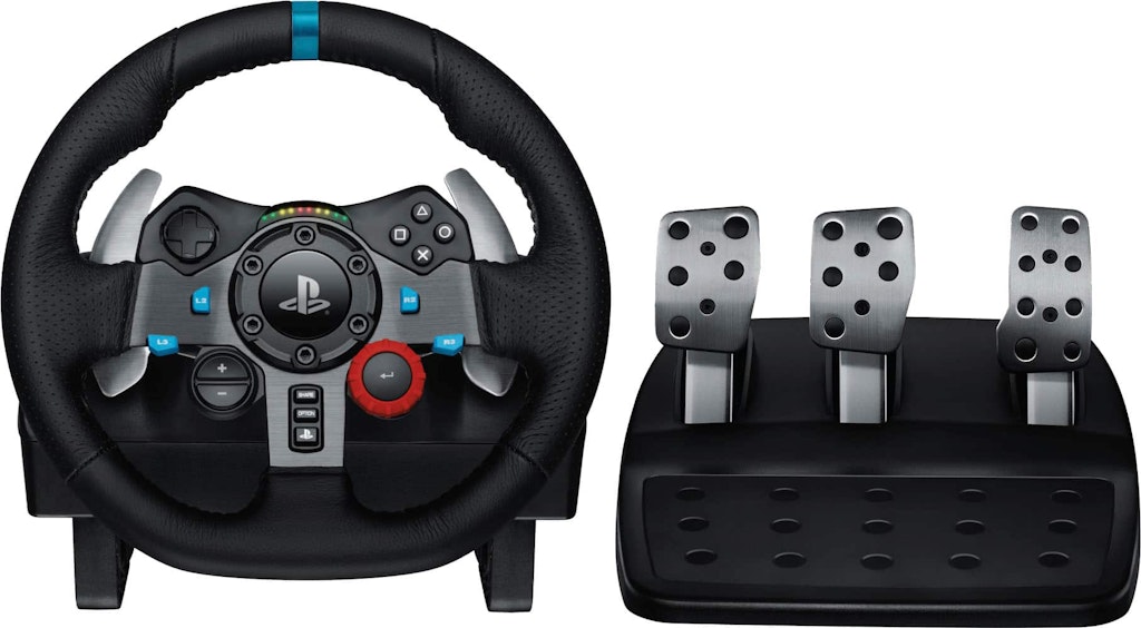 Logitech G29 Driving Force Racing Wheel and Pedals: $299.99