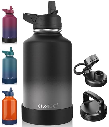 Civago 64oz Insulated Stainless Steel Water Bottle: $30.59 Civago 64oz Insulated Stainless Steel Water Bottle: $30.59