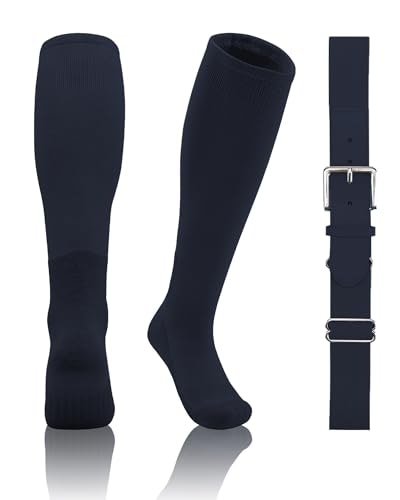 QBK Toddler Baseball Socks and Belt Combo Set: $16.99 QBK Toddler Baseball Socks and Belt Combo Set: $16.99