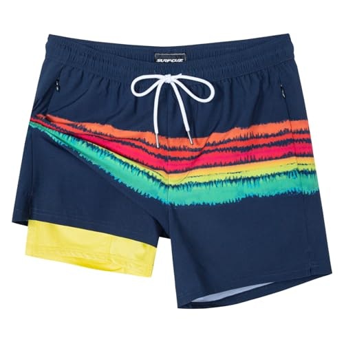 Surf Cuz Men's Swim Trunks with Compression Liner: $22.09 Surf Cuz Men's Swim Trunks with Compression Liner: $22.09