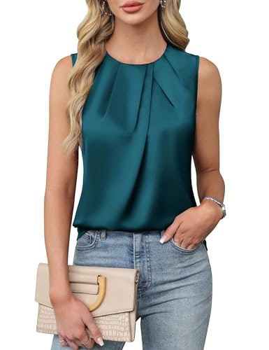 Blooming Jelly Women's Sleeveless Business Casual Tank Top: $13.99 Blooming Jelly Women's Sleeveless Business Casual Tank Top: $13.99