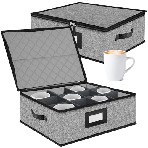 Ouruer Quilted Mug Storage Box 2-Pack: $29.74 Ouruer Quilted Mug Storage Box 2-Pack: $29.74