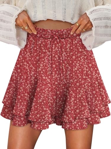 Onlypuff Women's Floral Boho Skort: $24.81 Onlypuff Women's Floral Boho Skort: $24.81