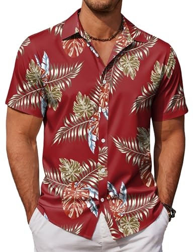 Coofandy Men's Short Sleeve Tropical Hawaiian Shirt: $19.98 Coofandy Men's Short Sleeve Tropical Hawaiian Shirt: $19.98