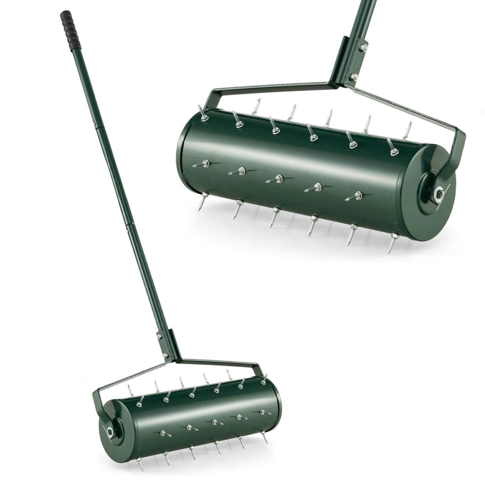 Costway 21-inch Manual Rolling Lawn Aerator: $55.99 Costway 21-inch Manual Rolling Lawn Aerator: $55.99