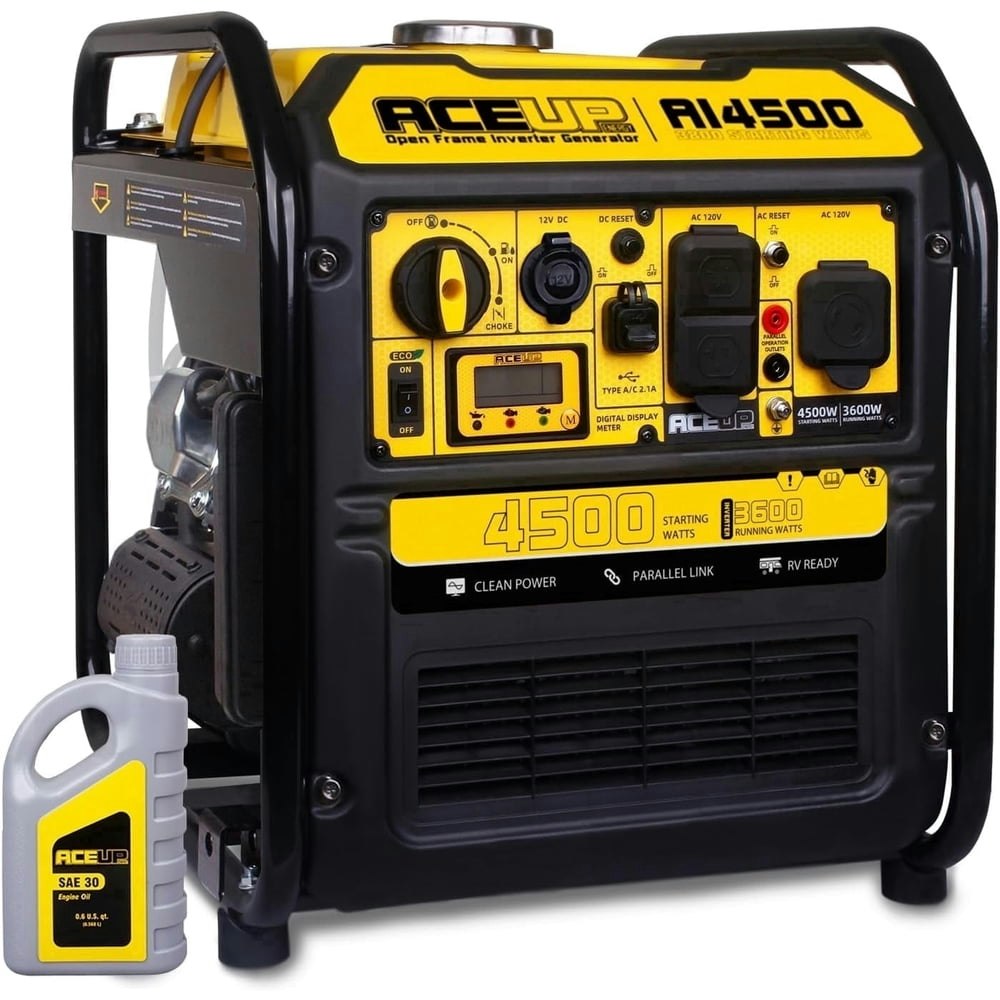 Aceup Energy 4,500W Open Frame Inverter Generator: $309.99 Aceup Energy 4,500W Open Frame Inverter Generator: $309.99