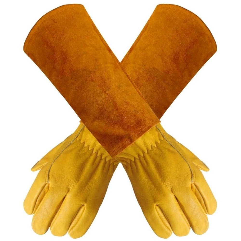 Thorn-Proof Cowhide Leather Garden Gloves: $10.79 Thorn-Proof Cowhide Leather Garden Gloves: $10.79