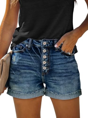 Angerella Women's Mid-Waist Denim Shorts: $25.58 Angerella Women's Mid-Waist Denim Shorts: $25.58