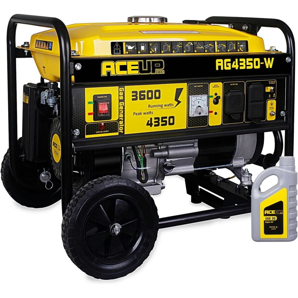 Aceup Energy 4,000W Gas Powered Portable Generator: $339.99 Aceup Energy 4,000W Gas Powered Portable Generator: $339.99