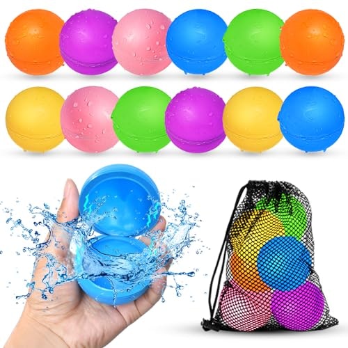 Reusable Water Balloons 12-Pack: $21.99 Reusable Water Balloons 12-Pack: $21.99