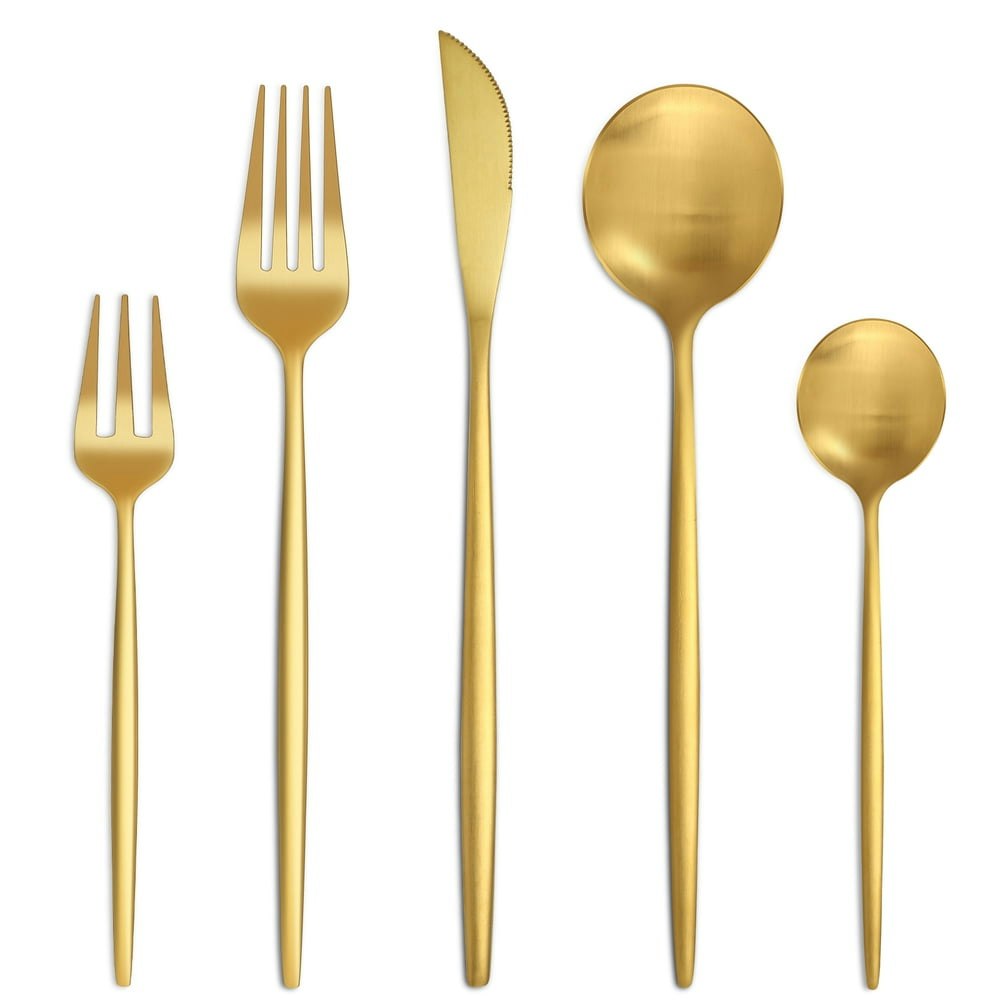 Bestdin 20-Piece Stainless Steel Flatware Set: $17.99 Bestdin 20-Piece Stainless Steel Flatware Set: $17.99
