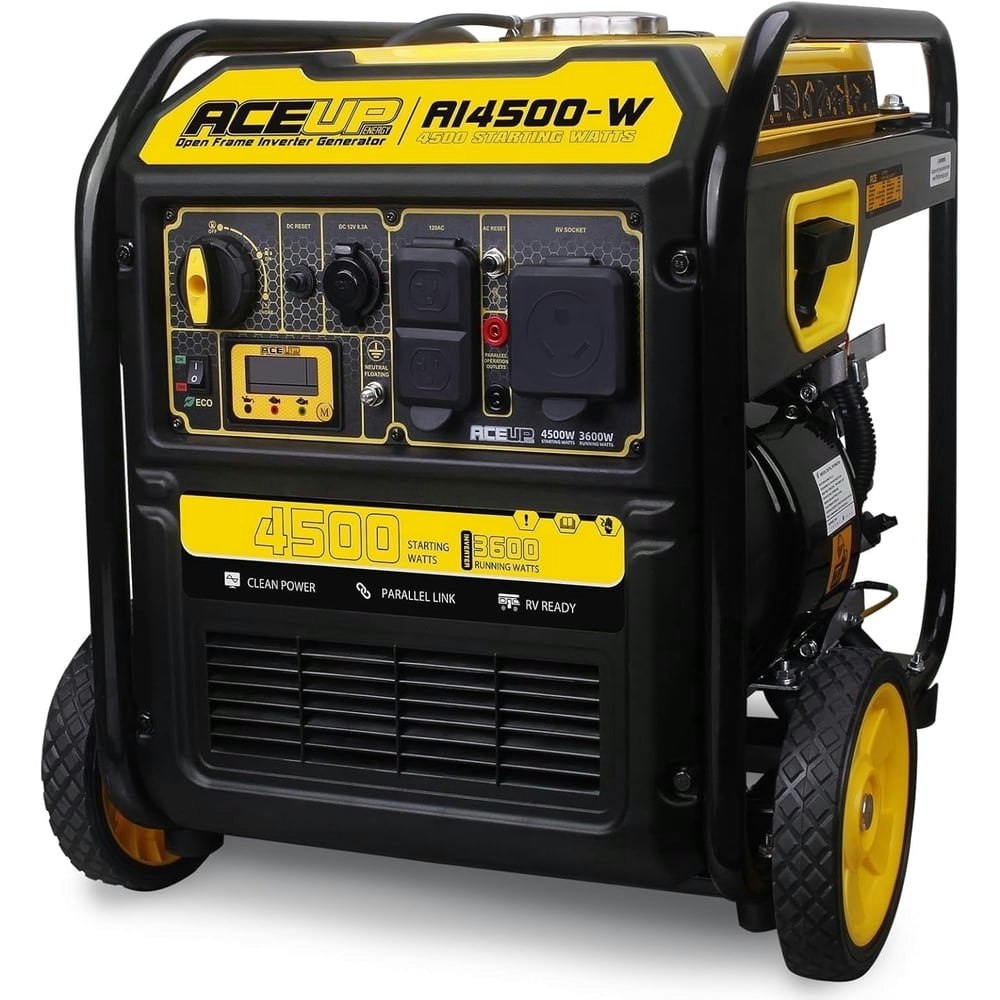 Aceup Energy 4,500-Watt Gasoline Inverter Generator: $339.99 Aceup Energy 4,500-Watt Gasoline Inverter Generator: $339.99