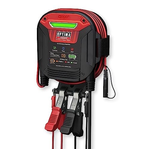 Optima D200+ 12V Battery Maintainer and Lithium Charger: $91.99