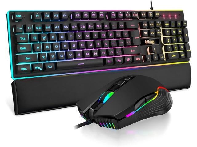 RedThunder K10 RGB Wired Gaming Keyboard Mouse and Wrist Rest Combo: $84.69 RedThunder K10 RGB Wired Gaming Keyboard Mouse and Wrist Rest Combo: $84.69