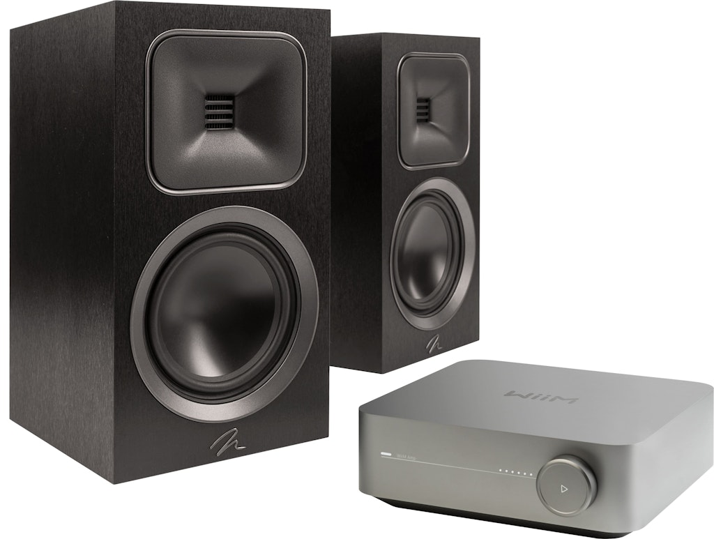MartinLogan Motion Foundation B1 and WiiM Amp Bundle: $999.99