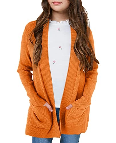 Knitswegan Girls' Open Front Oversized Cardigan: $22.08 Knitswegan Girls' Open Front Oversized Cardigan: $22.08