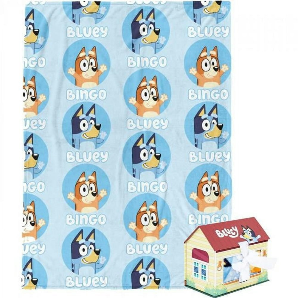 Bluey and Bingo Cotton Throw 46x60-Inch: $25.19
