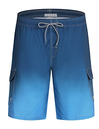 Aptro Men's 9-inch Swim Trunks: $15.18