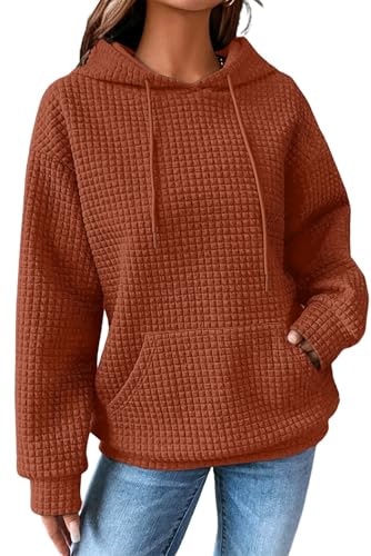 Shewin Women's Waffle Hoodie Pullover: $19.98 Shewin Women's Waffle Hoodie Pullover: $19.98