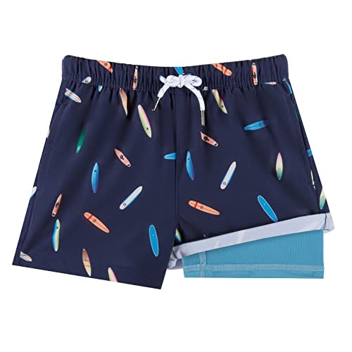 Brisira Boys Swim Trunks with Compression Liner: $19.98 Brisira Boys Swim Trunks with Compression Liner: $19.98