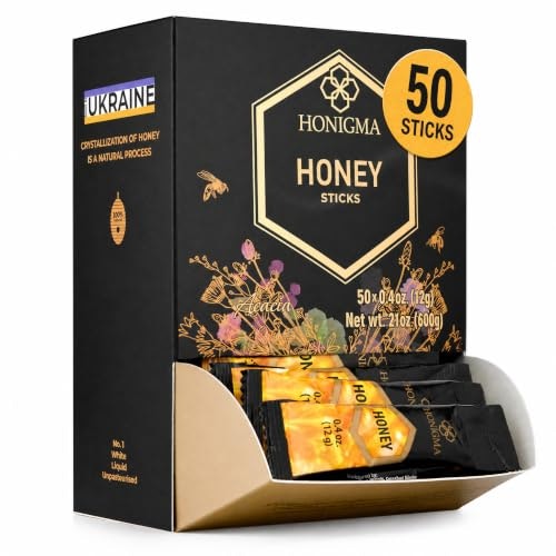 Honigma Pure Ukrainian Acacia Honey Sticks 50-Count: $15.72 Honigma Pure Ukrainian Acacia Honey Sticks 50-Count: $15.72