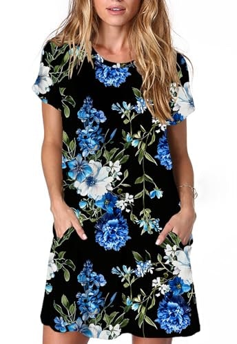 Alaster Women's Floral Short Sleeve Tunic Dress: $16.99 Alaster Women's Floral Short Sleeve Tunic Dress: $16.99