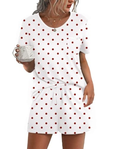 Ekouaer Women's 2-Piece Pajama Set: $12.98