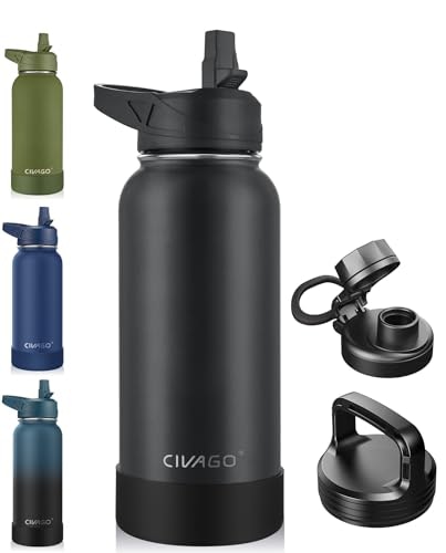 Civago 32-ounce Insulated Stainless Steel Water Bottle: $14.20 Civago 32-ounce Insulated Stainless Steel Water Bottle: $14.20