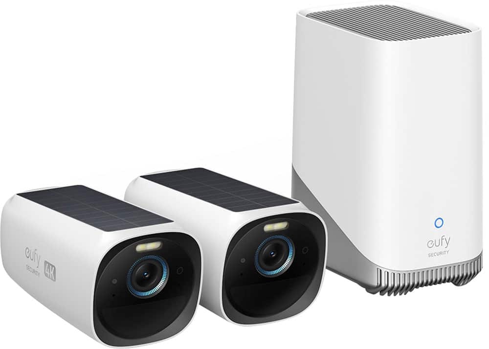 EufyCam 3 4K Solar-Powered Wireless Security Camera 2-Pack: $469.99