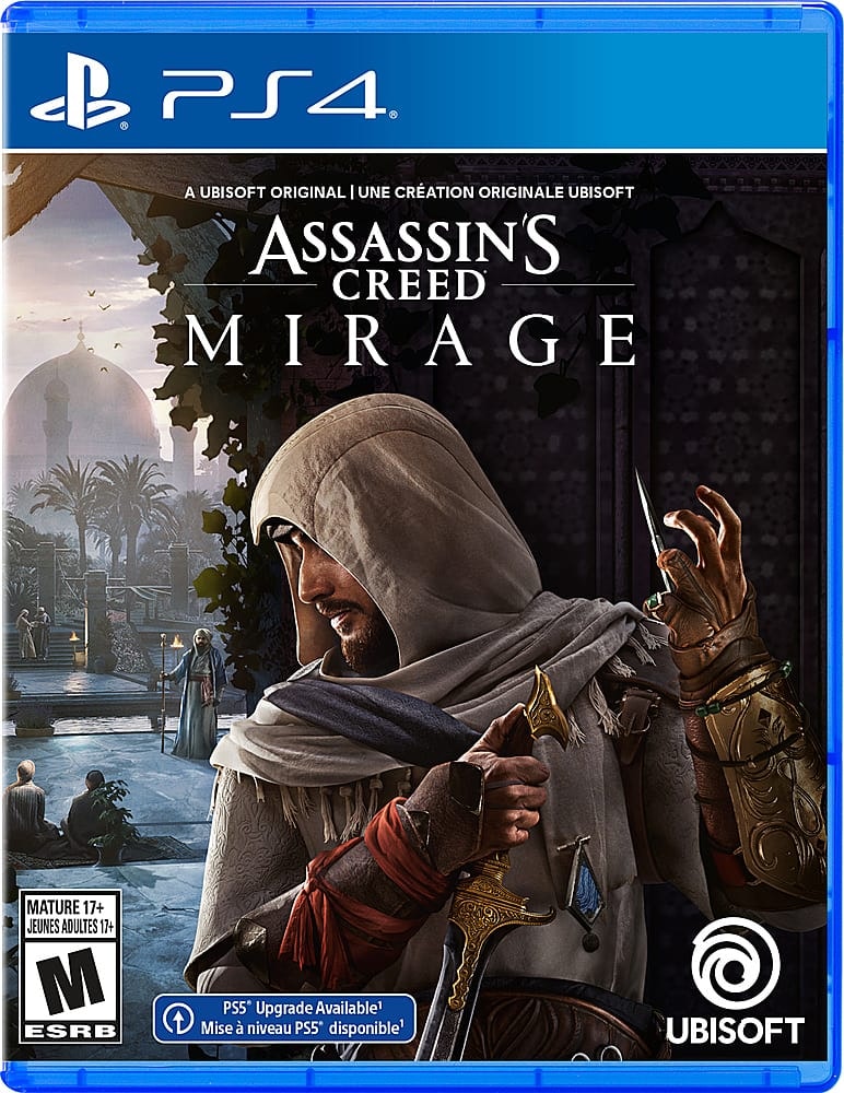Assassin's Creed Mirage Standard Edition for PlayStation 5 and PlayStation 4: $39.99 Assassin's Creed Mirage Standard Edition for PlayStation 5 and PlayStation 4: $39.99