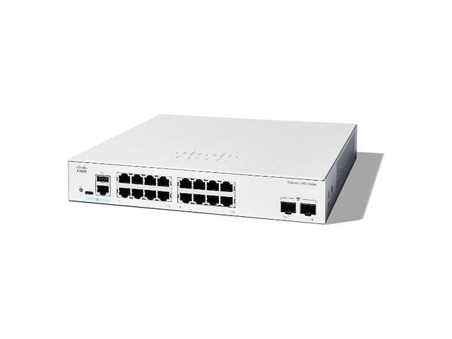 Cisco Catalyst C1200-16T-2G 16-Port Managed Gigabit Ethernet Switch: $881.82 Cisco Catalyst C1200-16T-2G 16-Port Managed Gigabit Ethernet Switch: $881.82
