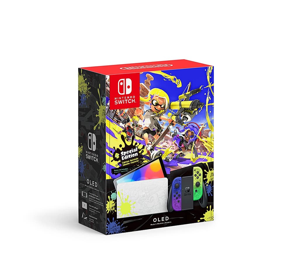 Refurbished Nintendo Switch OLED Model Splatoon 3 Special Edition: $349.99 Refurbished Nintendo Switch OLED Model Splatoon 3 Special Edition: $349.99