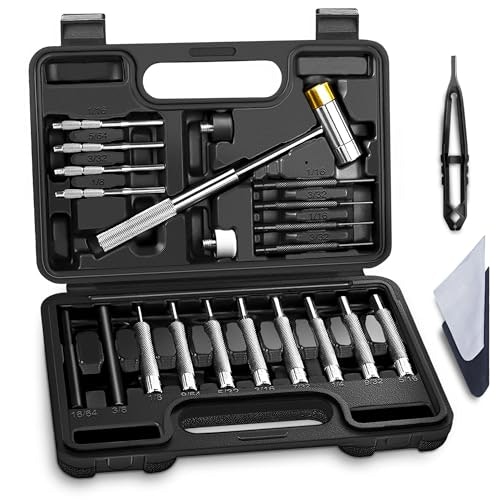 Bestnule 24-Piece Punch and Hammer Set: $18.69