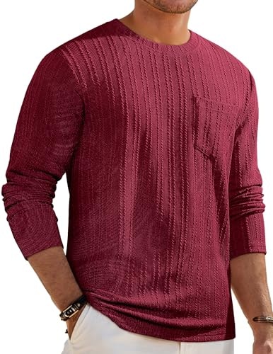 JMIERR Men's Long Sleeve Casual Pullover Shirt: $19.98 JMIERR Men's Long Sleeve Casual Pullover Shirt: $19.98