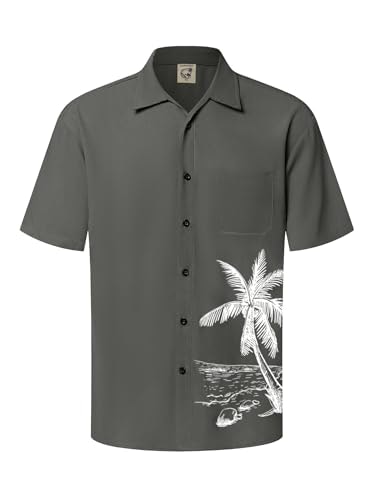 Hardaddy Men's Coconut Print Hawaiian Shirt: $19.98 Hardaddy Men's Coconut Print Hawaiian Shirt: $19.98