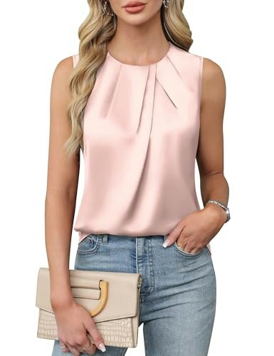 Blooming Jelly Women's Sleeveless Business Casual Tank Top: $13.99 Blooming Jelly Women's Sleeveless Business Casual Tank Top: $13.99