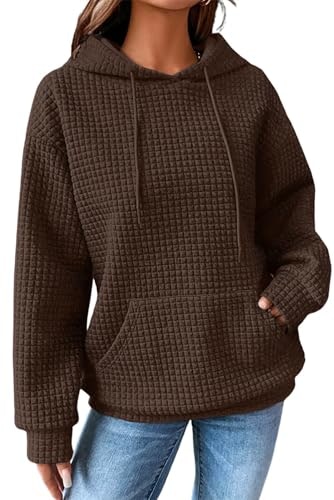 Shewin Women's Waffle Knit Hoodie: $19.98 Shewin Women's Waffle Knit Hoodie: $19.98